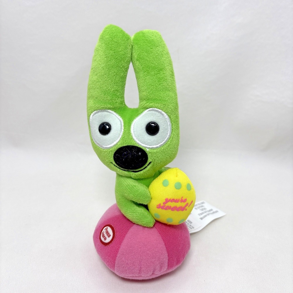 Hallmark Hoops & Yoyo Happy Easter Bunny Easter Egg Soft Plush Stuffed Toy Works